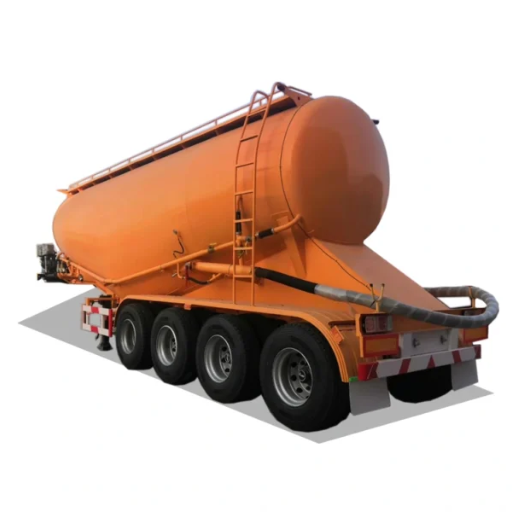 Cement semi trailer
