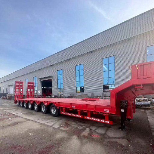 Construction Machinery Semi Trailer (2)